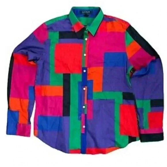 Vtg Ralph Lauren Old Money Cotton shirt - Picture 3 of 8